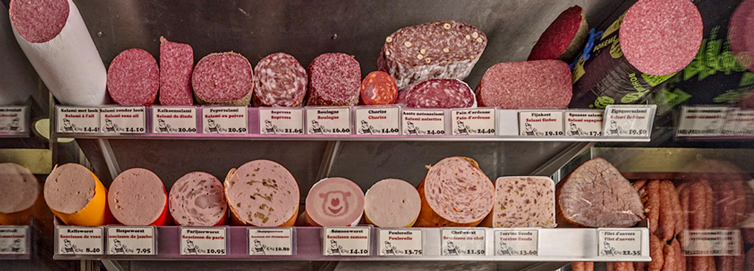 huisgemaakte worst en salami